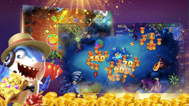 Game bắn cá đổi thẻ cào điện thoại Thiên đường trò chơi gây sốt