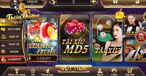 Top game tài xỉu hiện ăn khách nhất trên thị trường Thiên đường trò chơi