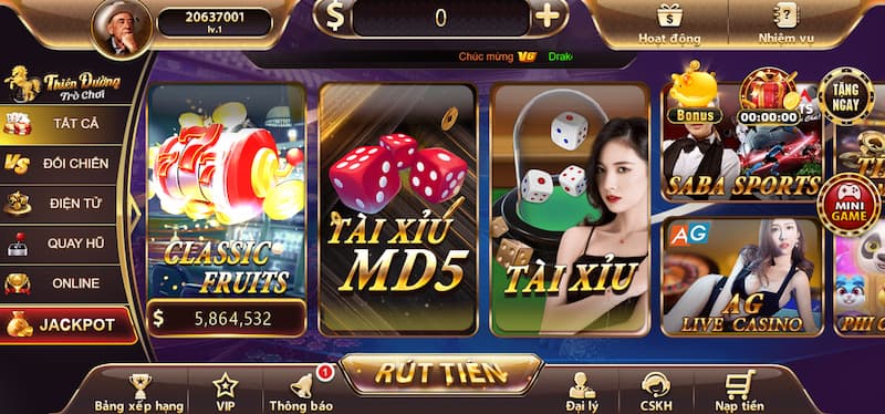 Trải nghiệm game đổi thưởng liền tay Tài xỉu MD5 TDTC